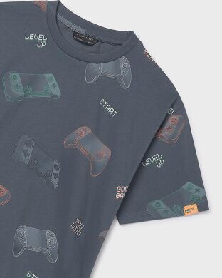 Футболка для хлопчика Mayoral, Іспанія, Сірий, 128