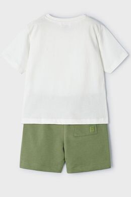Комплект:шорты,футболка для мальчика Mayoral, Зеленый, 116