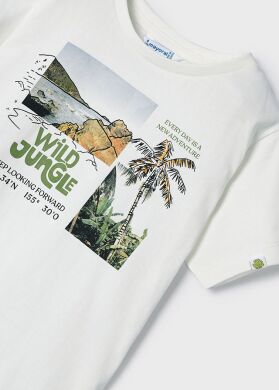 Комплект:шорты,футболка для мальчика Mayoral, Зеленый, 134