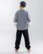 Лонгслів для хлопчика Тео NEWGEN, Сірий, 146