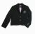 Пиджак школьный для девочки, Черный, 128