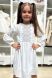 Вышитое платье для девочки Фаддея Piccolo, Молочний, 128