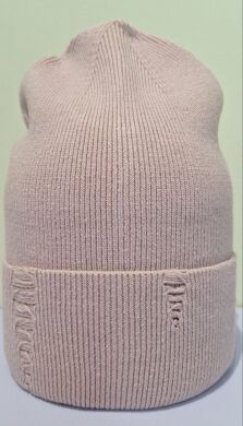 Шапка демісезонна для дівчинки Фрея ELF-KIDS, Пудровий, 54