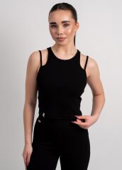 Кроп-топ для девочки Майли SUZIE, Черный, 140