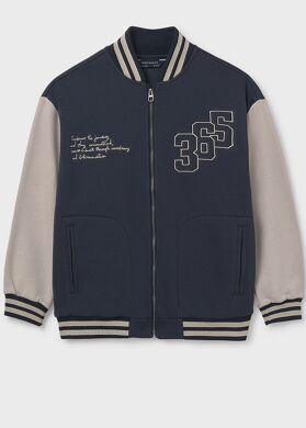 Куртка бомбер для хлопчика Mayoral, Синій, 128