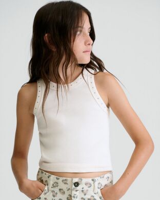 Майка для дівчинки Mayoral, Іспанія, Кремовий, 128