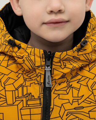 Двостороння демісезонна куртка для хлопчика Danny, Nestta, Жовтий, 116