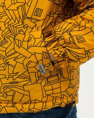 Двостороння демісезонна куртка для хлопчика Danny, Nestta, Жовтий, 116