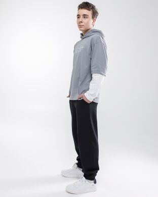 Лонгслів для хлопчика Метт NEWGEN, Сірий, 146