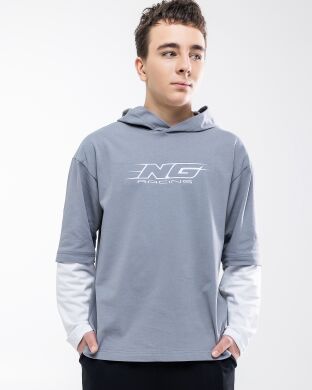 Лонгслів для хлопчика Метт NEWGEN, Сірий, 146