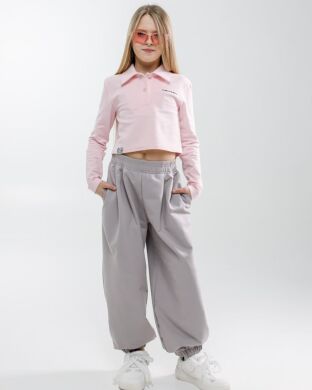 Кроп-поло для дівчинки Марті NEWGEN, Рожевий, 152