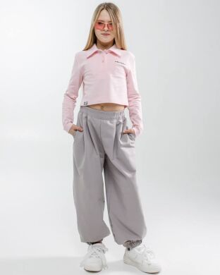 Кроп-поло для дівчинки Марті NEWGEN, Рожевий, 152