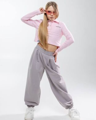 Кроп-поло для дівчинки Марті NEWGEN, Рожевий, 152