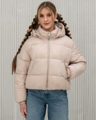 Куртка демісезонна для дівчинки Ніка Nestta, Айворі, 140