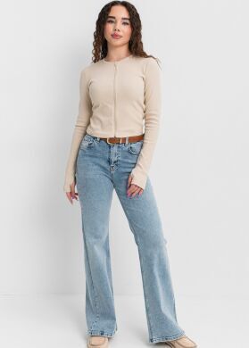 Лонгслив для девочки Леяна SUZIE, Молочний, 146