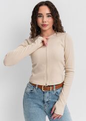 Лонгслив для девочки Леяна SUZIE, Молочний, 146