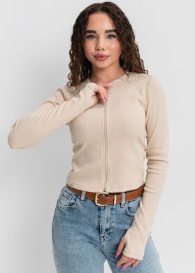 Лонгслив для девочки Леяна SUZIE, Молочний, 146