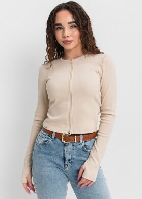 Лонгслив для девочки Леяна SUZIE, Молочний, 146