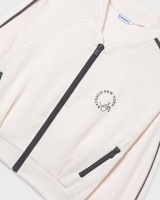 Пуловер для дівчинки Mayoral, Іспанія, Кремовий, 128