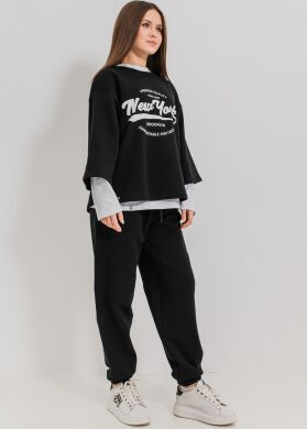 Штани для дівчинки Кімберлі SUZIE, Чорний, 146