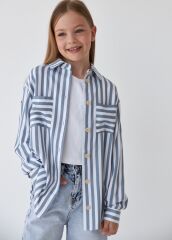 Сорочка для дівчинки Cyntia Brilliant, Блакитний, 146