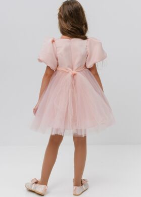 Сукня святкова для дівчинки Асія SUZIE, Пудровий, 116