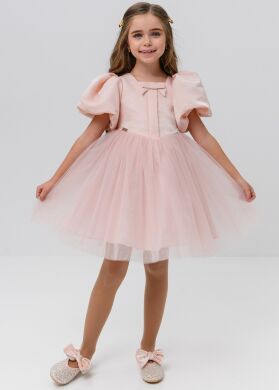 Сукня святкова для дівчинки Асія SUZIE, Пудровий, 116