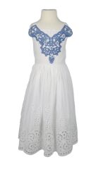 Платье, Белый, 128