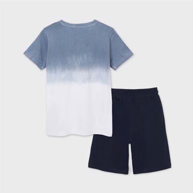 Комплект: шорты, футболка для мальчика Mayoral, Синий, 152