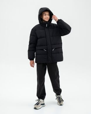 Куртка зимова для хлопчика Artur Nestta, Чорний, 140