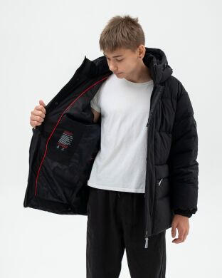 Куртка зимова для хлопчика Artur Nestta, Чорний, 140