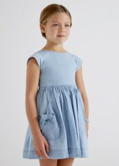 Платье детское Mayoral, Голубой, 110