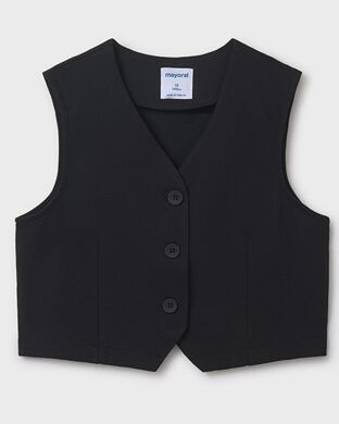 Жилет для девочки Mayoral, Черный, 128