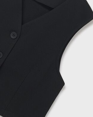 Жилет для девочки Mayoral, Черный, 128