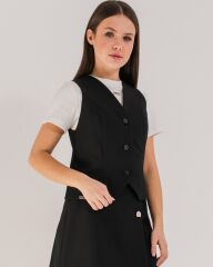 Жилетка для дівчинки Ясміна SUZIE, Чорний, 164