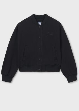 Куртка бомбер для дівчинки Mayoral, Чорний, 128