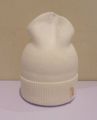 Шапка демісезонна для дівчинки Пайпер ELF-KIDS, Молочний, 50