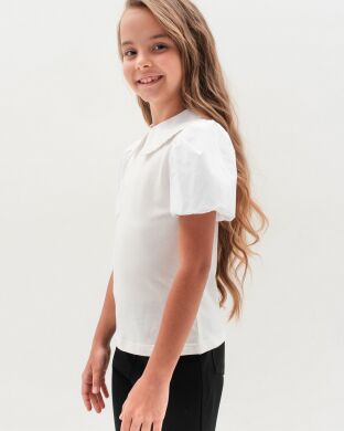 Блузка для дівчинки Енджі SUZIE, Молочний, 122