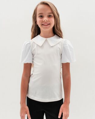 Блузка для дівчинки Енджі SUZIE, Молочний, 122