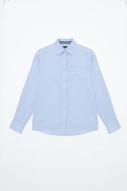 Рубашка, Голубой, 146