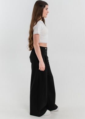 Шкільні штани для дівчинки Агнія SUZIE, Чорний, 116