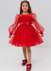 Сукня святкова для дівчинки Ліліан SUZIE, Червоний, 110