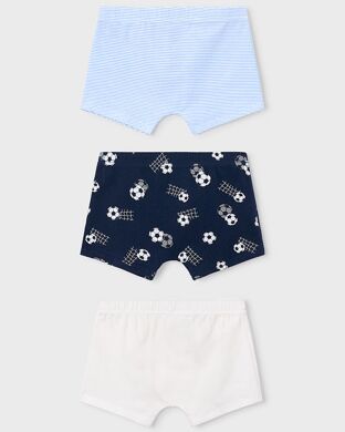 Спідня білизна 3 шт. для хлопчика Mayoral, Іспанія, Синій, 104