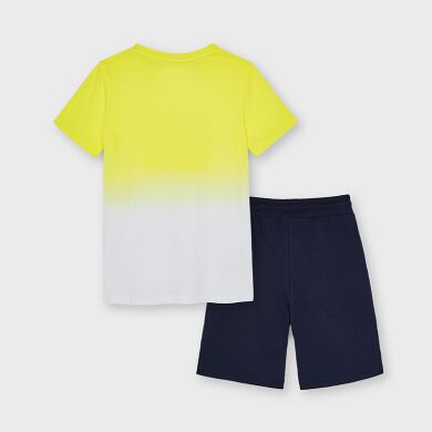 Комплект: шорты, футболка для мальчика Mayoral, Жёлтый, 160