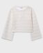 Комплект:кофта+топ для девочки Mayoral, Испания, Кремовый, 128