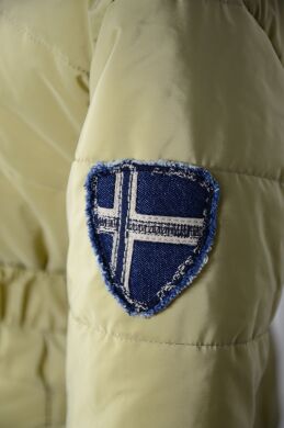 Куртка с натуральным мехом BOHO STYLE, Бежевый, 122