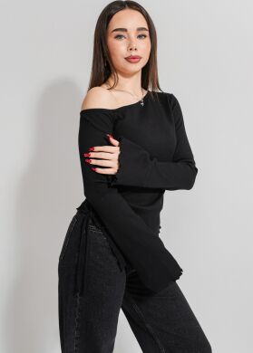 Лонгслів для дівчинки Авірія SUZIE, Чрний, 164