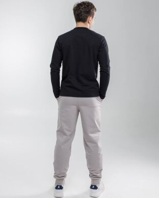 Лонгслів для хлопчика Уго NEWGEN, Чорний, 146