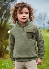 Пуловер для мальчика Mayoral, Зеленый, 110