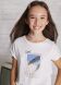 Футболка для дівчинки Mayoral, Іспанія, Білий, 152